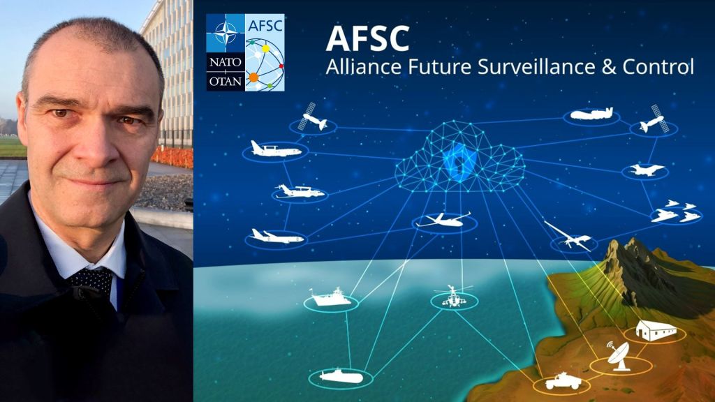 Arle Brustad tar med seg lang erfaring fra arbeid i flere store NATO-oppgaver inn i arbeidet med , Alliance Future Surveillance and Control (AFSC).  Illustrasjon: NATO